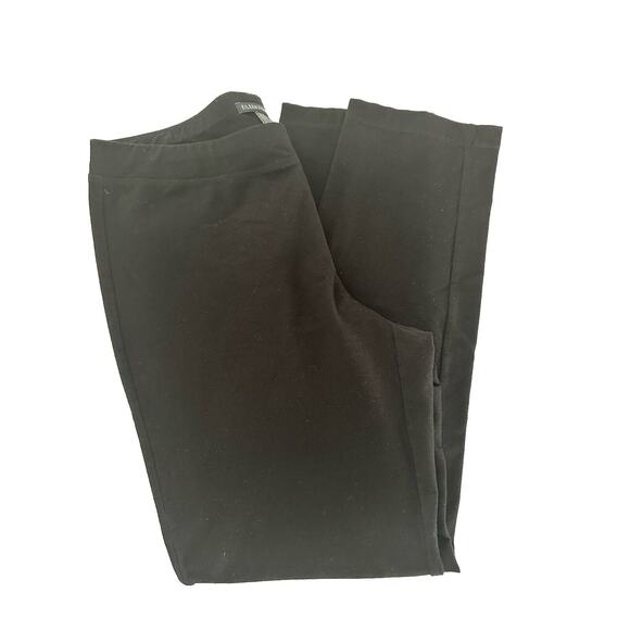 Eileen Fisher Womens Black Stretch Pull On Pants Classic Work Dress Comfy Medium - Picture 6 of 11